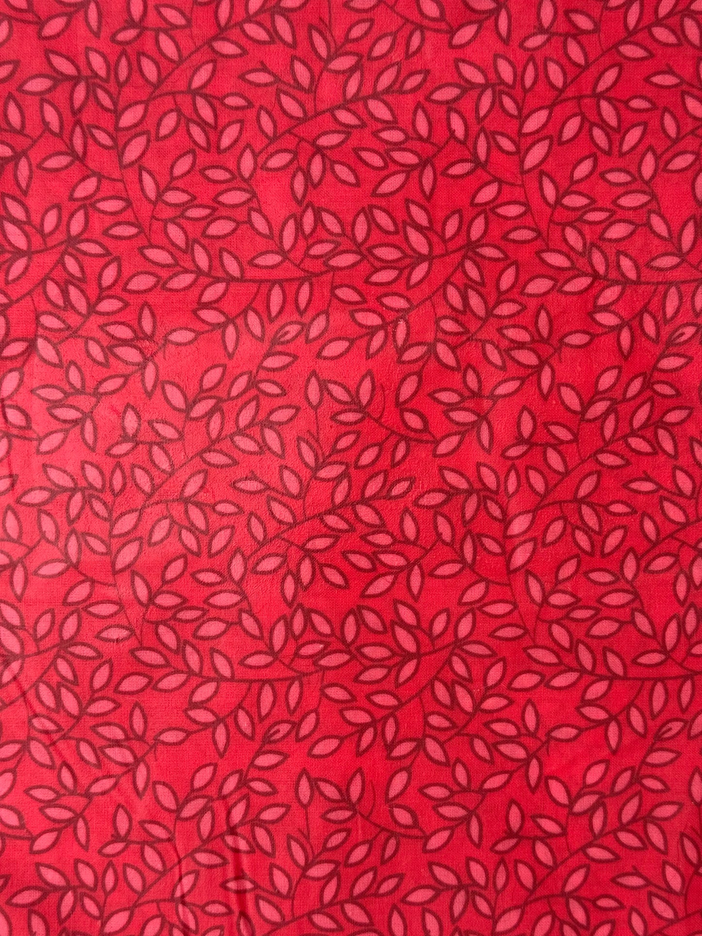 XL Beeswax Bread Bag | Red Patterned Reusable Food Storage