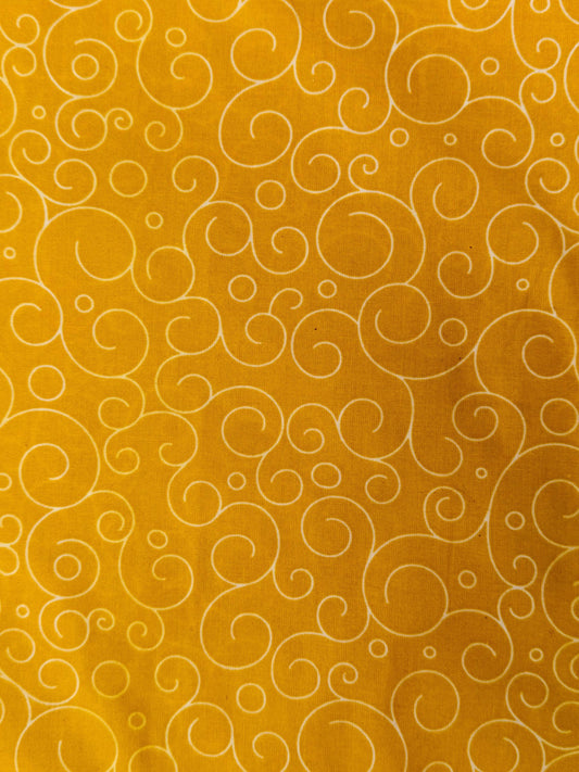 XL Beeswax Bread Bag | Gold Patterned Reusable Food Storage